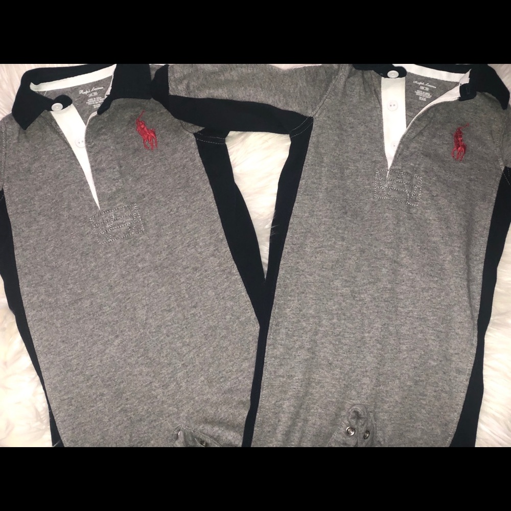 Ralph Lauren Polo Long Sleeve Onesie